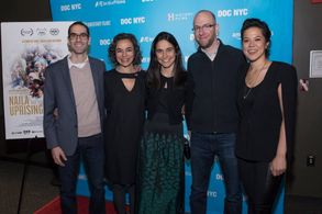 New York, NY: At the premiere of Naila and the Uprising (DocNYC)
