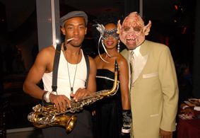Brandon Fobbs and Michael Colyar Holloween