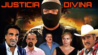 Eleazar Garcia Jr., Emilio Montiel, Luis Huizar, Vianey Huizar, Jesus Heredia, and Max Hernandez Jr. in Justicia Divina 