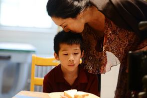 Jodi Long and Mason Yam in Falling Water (2016)