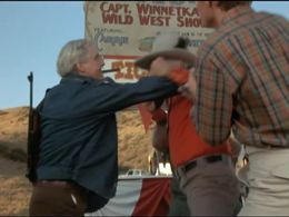 John Carter and Morgan Woodward in The A-Team (1983)