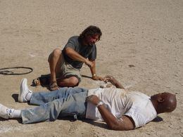 Tom Lister Jr. and Brett A. Hart in Bone Dry (2007)