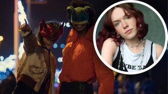 Rachel Andrews as Bea and Bethany Antonia as Kayleigh Shaw in Stay Close, with Rachel Andrews inset. - Herts' Ad Article