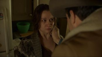 Jon Hamm and Kelsey Falconer in Fargo (2014)