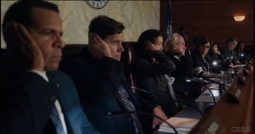 Brooke Adams and James Lloyd Reynolds in BrainDead (2016)