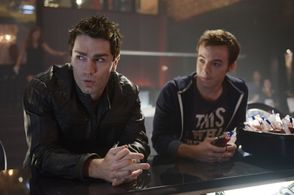 Sam Witwer and Connor Price in Being Human (2011)