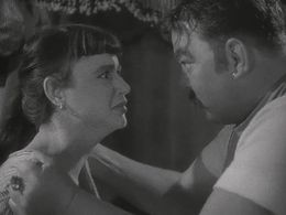 Harriet Andersson and Åke Grönberg in Sawdust and Tinsel (1953)