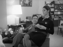 Françoise Fabian and Antoine Vitez in My Night at Maud's (1969)