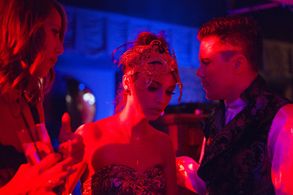 Tom Sandoval, Scheana Shay, and Kristen Doute in Vanderpump Rules (2013)