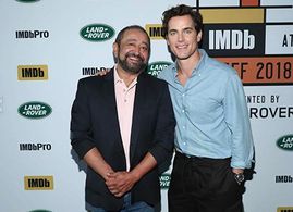 Matt Bomer and Alejandro Patiño at event for Papi Chulo and IMDb at Toronto 2018 (Sep 8, 2018)