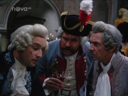 Josef Kemr, Petr Nározný, and Viktor Preiss in Give the Devil His Due (1985)