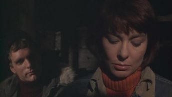 Keir Dullea and Anne Heywood in The Fox (1967)