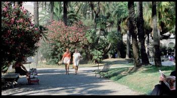 Mimsy Farmer and Donna Jordan in The Perfume of the Lady in Black (1974)