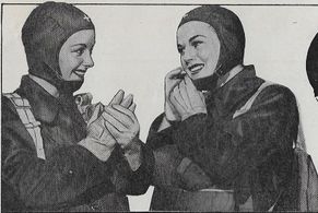 Marguerite Chapman and Kay Harris in Parachute Nurse (1942)