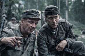 Eero Aho and Jussi Vatanen in The Unknown Soldier (2017)