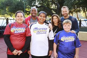 Bob Harper, Jillian Michaels, Dolvett Quince, Sunny Chandrasekar, Lindsay Bravo, and Noah 'Biingo' Gray in The Biggest L