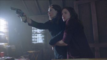 Still of Claire Forlani and Ashleigh Domangue in Hawaii Five-0 (2010)