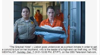 Robin Tunney and Monica Garcia in The Mentalist (2008)