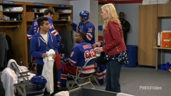 Melissa Peterman and Marc Fajardo in Baby Daddy (2012)