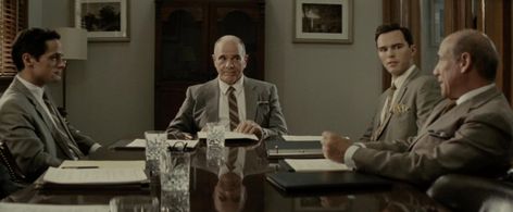 Scott Daniel Johnson, Alphie Hyorth, Nicholas Hoult, Paul Ben-Victor in The Banker (2020)