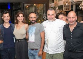 Itzik Cohen, Rona-Lee Shimon, Lior Raz, and Yaakov Zada-Daniel in Fauda (2015)