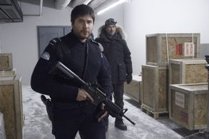 Billy Campbell and Meegwun Fairbrother in Helix (2014)