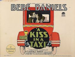 Bebe Daniels and Douglas Gilmore in A Kiss in a Taxi (1927)