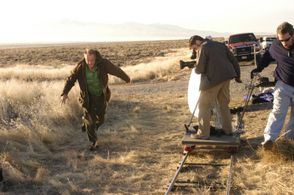 Marshall Bell on set of THE DRIFTER