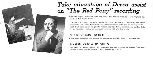 Aaron Copland in The Red Pony (1949)