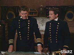 Ronald Reagan and William Douglas in Death Valley Days (1952)