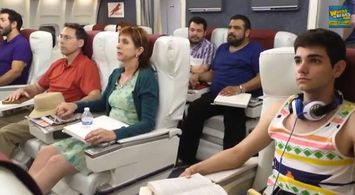 Ray Klein, Cynthia Rube, and Jason Caceres on the set of 