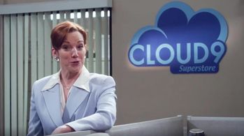 Corporate Woman in Superstore