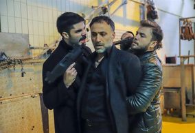 Mehmet Polat, Tolga Saritas, and Genco Ozak in Söz (2017)
