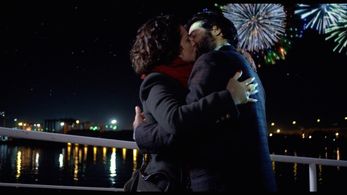 Dolores Fonzi and Rafael Spregelburd in The Film Critic (2013)