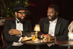 Bashir Salahuddin and Diallo Riddle in Sherman's Showcase (2019)