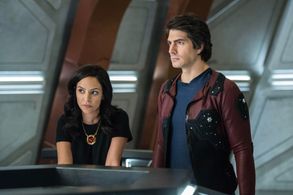 Brandon Routh and Tala Ashe in DC's Legends of Tomorrow (2016)