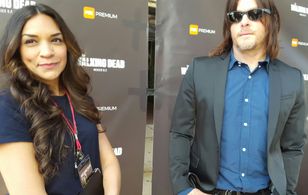 Jené and Norman Reedus for FOX Premium:The Walking Dead