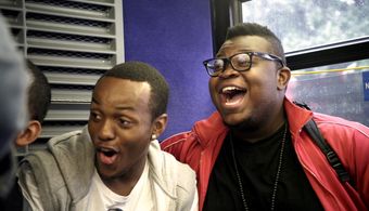 Michael Brodie and Jonathan Scott Worrell in The We and the I (2012)