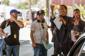 Andrew Bernstein, Frank Dillane, Dave Erickson, and Danay Garcia in Fear the Walking Dead (2015)