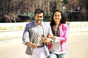 Suriya and Anushka Shetty in Singam 3 (2017)