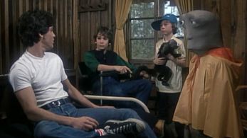 David Hollander, Chad Sheets, and Felix Silla in Meatballs Part II (1984)