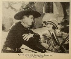 Jacqueline Logan and Tom Mix in Tony Runs Wild (1926)