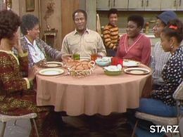 John Amos, Ralph Carter, Ja'net DuBois, Frances Foster, Esther Rolle, BernNadette Stanis, and Jimmie 'JJ' Walker in Good