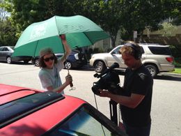 Tristol Hayward-Scalco and Doug Maguire set the shot for 