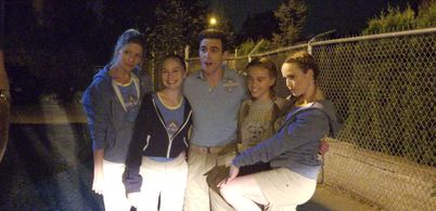 Caity Lotz, Jes Macallan, Mason Trueblood, Vanessa Przada, and Emily Murden in DC's Legends of Tomorrow (2016)