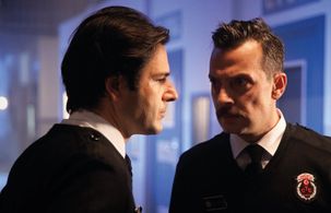 Kenan Ece and Çagdas Onur Öztürk in The Yard (2018)