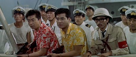 Ichirô Arishima, Yû Fujiki, and Tadao Takashima in King Kong vs. Godzilla (1963)