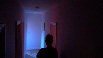 Michael Fausti on the set of EXIT