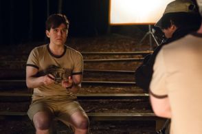 Thomson Nguyen and Justin Andrew Davis in She Came from the Woods (2017)