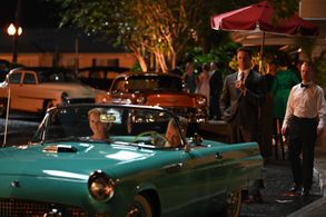 On set for The Right Stuff